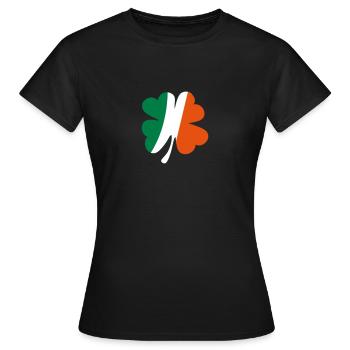 Irlande - T-shirt Femme - noir - Devant - AI Model Female 172 dark (172cm)