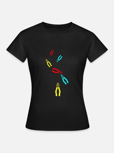 Zange Icon - Frauen T-Shirt - Schwarz