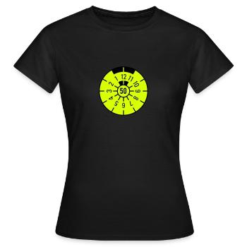 TÜV 1950 - Frauen T-Shirt - Schwarz - Vorne - AI Model Female 172 dark (172cm)