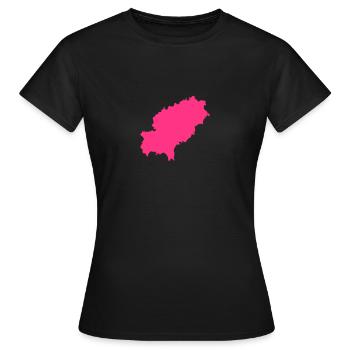 Ibiza - T-shirt Femme - noir - Devant - AI Model Female 172 dark (172cm)