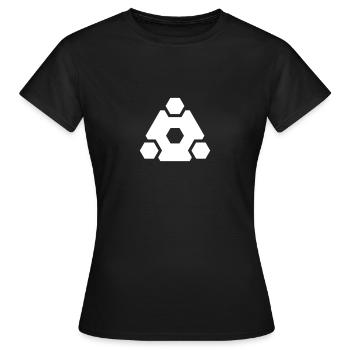 HEXAGON 07 - T-shirt Femme - noir - Devant - AI Model Female 172 dark (172cm)