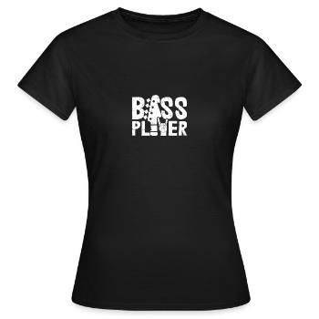 Bassiste Pour un bassiste Motive for one - T-shirt Femme - noir - Devant - AI Model Female 172 dark (172cm)