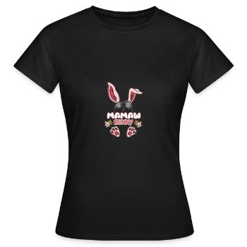Mamaw Grand-mère indienne Grand-mère Inde Memaw - T-shirt Femme - noir - Devant - AI Model Female 172 dark (172cm)