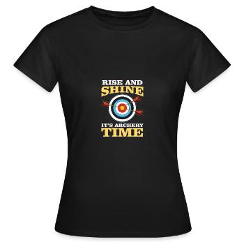 Archerie - T-shirt Femme - noir - Devant - AI Model Female 172 dark (172cm)