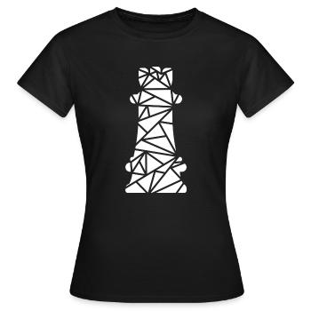 La tour - T-shirt Femme - noir - Devant - AI Model Female 172 dark (172cm)