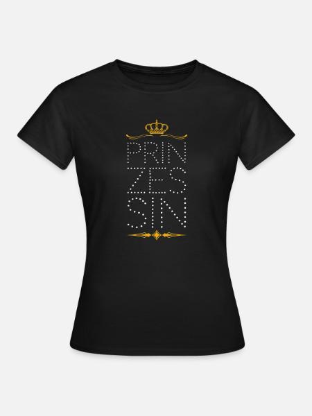 Prinzessin - Frauen T-Shirt - Schwarz