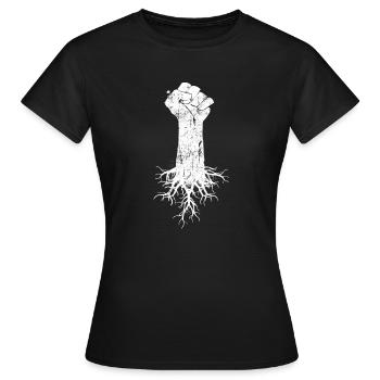 Resistance - Women's T-Shirt - black - Front - AI Model Female 172 dark (172cm)