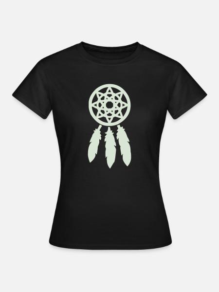 traumfänger 02 - Frauen T-Shirt - Schwarz