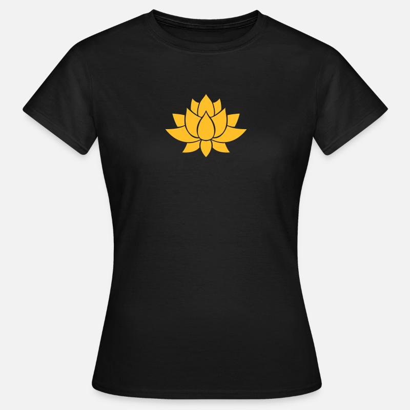 lotus - Women's T-Shirt - black