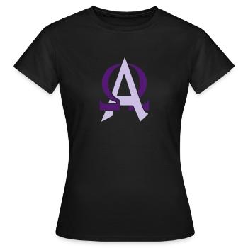 ALPHA & OMEGA - Frauen T-Shirt - Schwarz - Vorne - AI Model Female 172 dark (172cm)