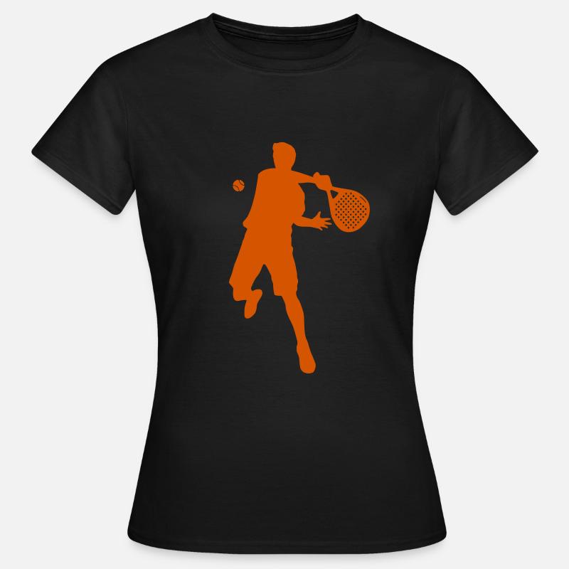 Padel Player Silouhette - Women's T-Shirt - black