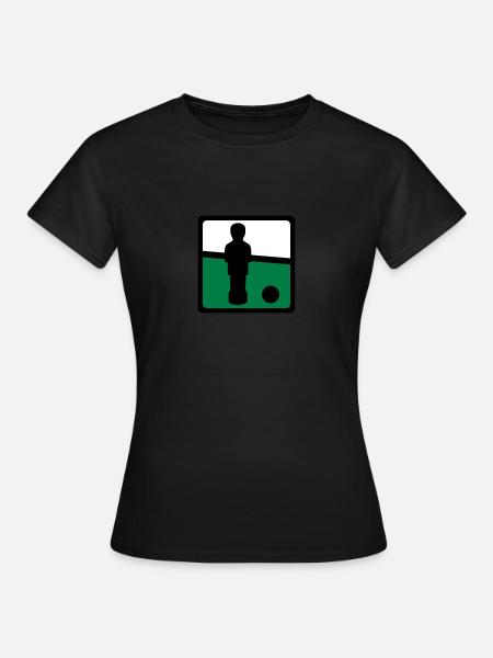 Kicker - Frauen T-Shirt - Schwarz