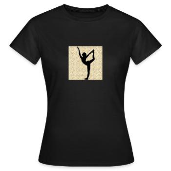Dancer - Women's T-Shirt - black - Front - AI Model Female 172 dark (172cm)