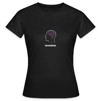 Smart engineer - Women's T-Shirt - black - Front - AI Model Female 172 dark (172cm)