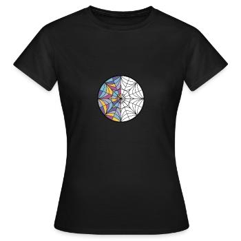 Fenêtre du hall Ophelia - T-shirt Femme - noir - Devant - AI Model Female 172 dark (172cm)