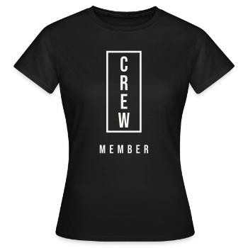 Faute verticale de frappe de l’équipe Équipe Conception d’événements - T-shirt Femme - noir - Devant - AI Model Female 172 dark (172cm)