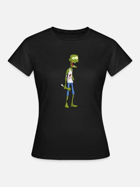 Zombie - Frauen T-Shirt - Schwarz