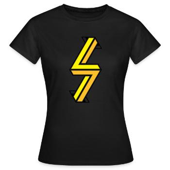Impossible Figures 86A - Women's T-Shirt - black - Front - AI Model Female 172 dark (172cm)