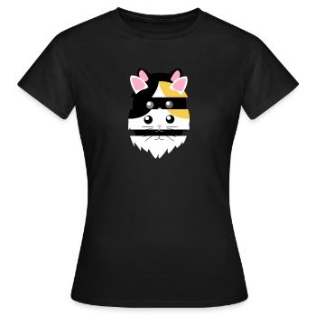 Cats in cats for crazy cat ladies - Women's T-Shirt - black - Front - AI Model Female 172 dark (172cm)