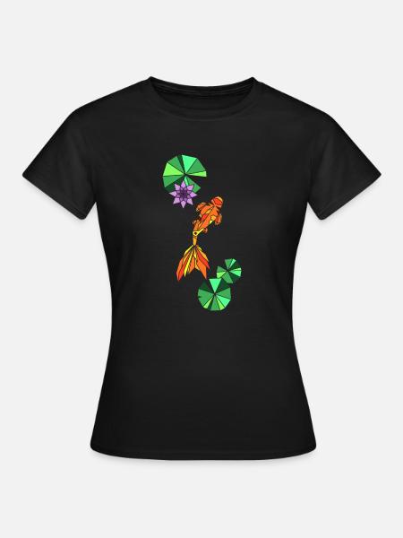 Koi - Frauen T-Shirt - Schwarz