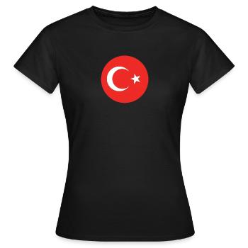 Turquie - T-shirt Femme - noir - Devant - AI Model Female 172 dark (172cm)