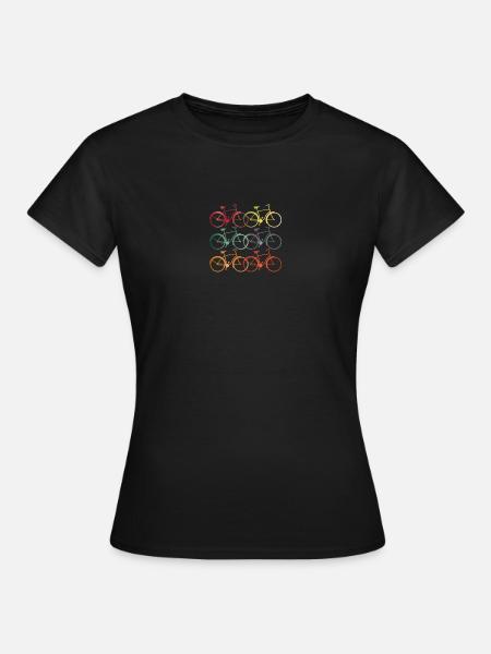 bikes - Frauen T-Shirt - Schwarz