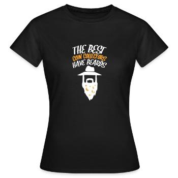 Les collectionneurs de pièces collectent des pièces - T-shirt Femme - noir - Devant - AI Model Female 172 dark (172cm)