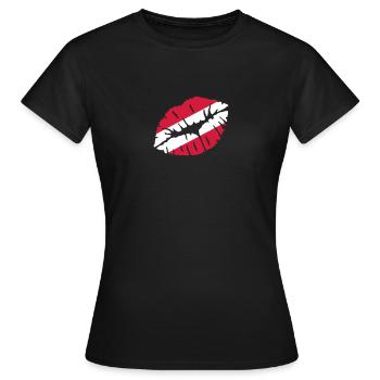 Autriche - T-shirt Femme - noir - Devant - AI Model Female 172 dark (172cm)