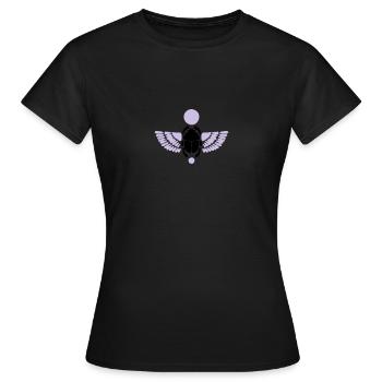 Scarabée sacré - T-shirt Femme - noir - Devant - AI Model Female 172 dark (172cm)