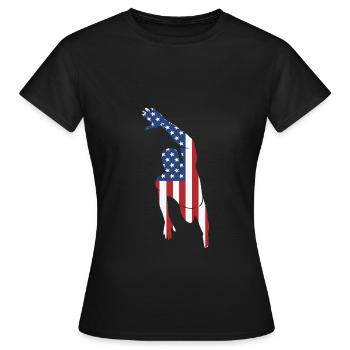 Swimming Swimmers Swimming Pool Swimming Instructors - Women's T-Shirt - black - Front - AI Model Female 172 dark (172cm)