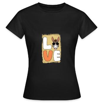 Donkey - Women's T-Shirt - black - Front - AI Model Female 172 dark (172cm)