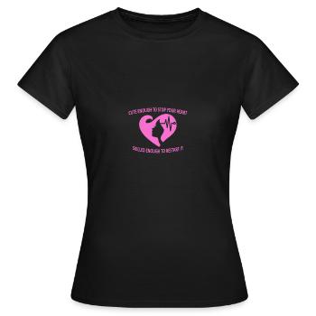 infirmière - T-shirt Femme - noir - Devant - AI Model Female 172 dark (172cm)