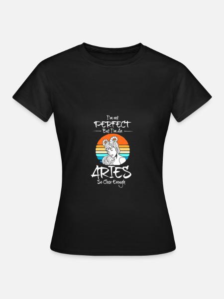 Sternzeichen Widder - Frauen T-Shirt - Schwarz
