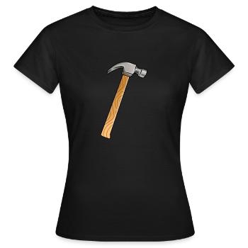 Marteau - T-shirt Femme - noir - Devant - AI Model Female 172 dark (172cm)