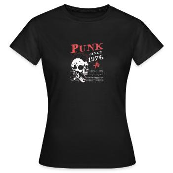 48 ans et toujours punk, Punks pas mort, punk - T-shirt Femme - noir - Devant - AI Model Female 172 dark (172cm)