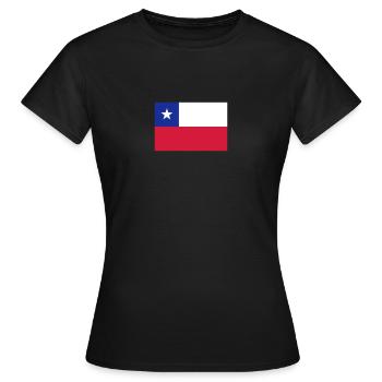 Chile - Frauen T-Shirt - Schwarz - Vorne - AI Model Female 172 dark (172cm)