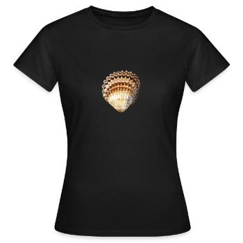Muschel Strand Majorca Atlantik maritim Meer Stran - Frauen T-Shirt - Schwarz - Vorne - AI Model Female 172 dark (172cm)