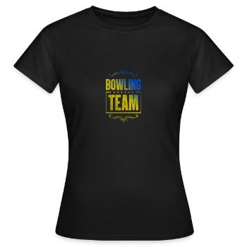 Équipe de bowling - T-shirt Femme - noir - Devant - AI Model Female 172 dark (172cm)