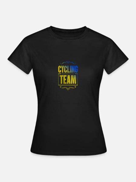 Cycling Crew - Frauen T-Shirt - Schwarz