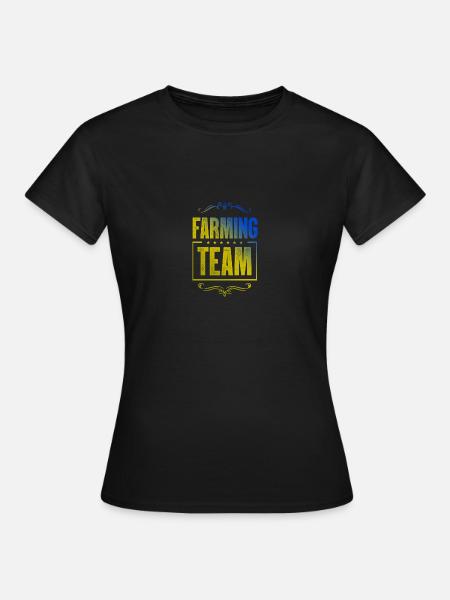 Farming Crew - Frauen T-Shirt - Schwarz