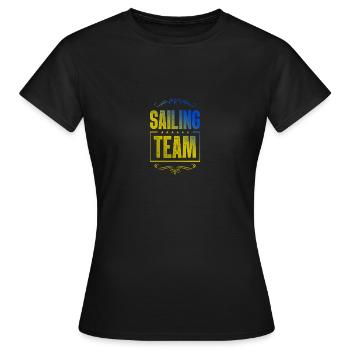 Équipage de navigation - T-shirt Femme - noir - Devant - AI Model Female 172 dark (172cm)