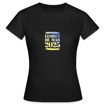 Lloret De Mar 2025 - Frauen T-Shirt - Schwarz - Vorne - AI Model Female 172 dark (172cm)