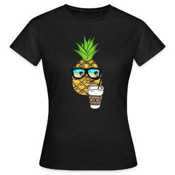 Vacances - T-shirt Femme - noir - Devant - AI Model Female 172 dark (172cm)
