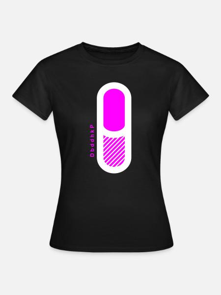dbddhkp - Frauen T-Shirt - Schwarz