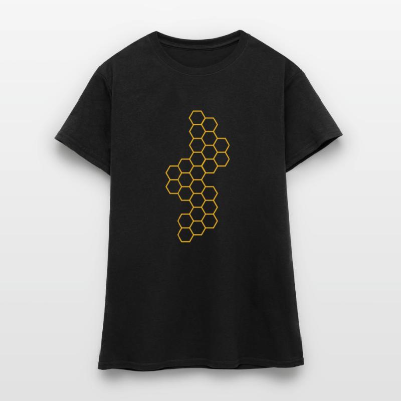 contour version honeycomb pattern Women's T-Shirt