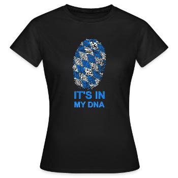 ADN de Bavière - T-shirt Femme - noir - Devant - AI Model Female 172 dark (172cm)