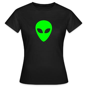 Alien - T-shirt Femme - noir - Devant - AI Model Female 172 dark (172cm)