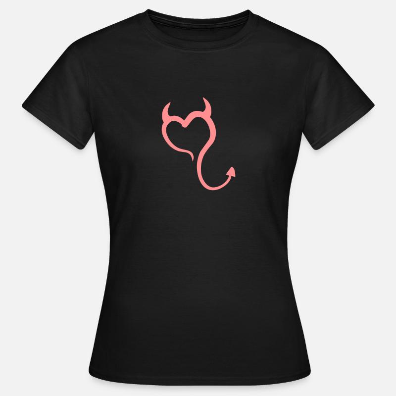 Little Devil 01 - T-shirt Femme - noir