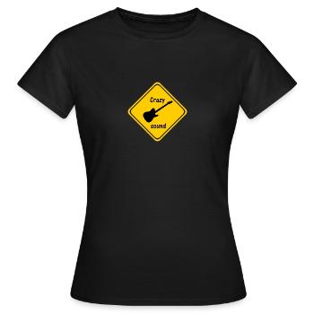 Crazy sound - T-shirt Femme - noir - Devant - AI Model Female 172 dark (172cm)