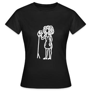Singer-singer - Women's T-Shirt - black - Front - AI Model Female 172 dark (172cm)